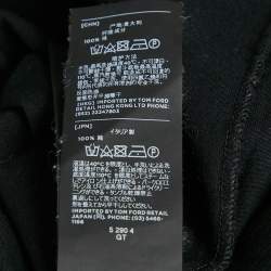 Pre Owned Tom Ford Black Cotton Knit Crew Neck T-Shirt XXL