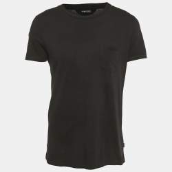 Tom Ford Grey Cotton Pique Short Sleeve Polo T-Shirt 3XL Tom