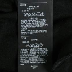 Pre Owned Tom Ford Black Cotton Knit Crew Neck T-Shirt XXL