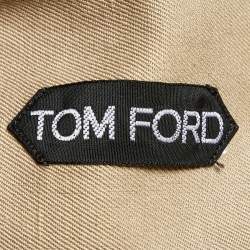 Pre Owned Tom Ford Beige Linen Blend Full sleeve Shirt XXL