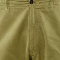 Pre Owned Tom Ford Green Cotton Buckle Trim Cargo Pants XXL
