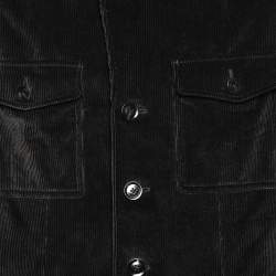 Pre Owned Tom Ford Black Corduroy Single Breasted Jacket XXXL