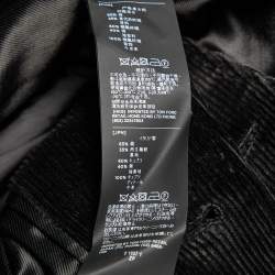 Pre Owned Tom Ford Black Corduroy Single Breasted Jacket XXXL