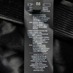 Pre Owned Tom Ford Black Corduroy Single Breasted Jacket XXXL