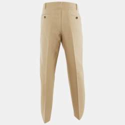 Pre Owned Tom Ford Beige Cotton Trousers XXL