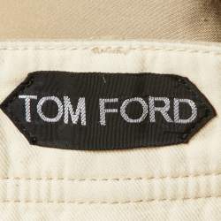Pre Owned Tom Ford Beige Cotton Trousers XXL