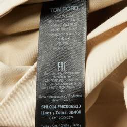 Pre Owned Tom Ford Beige Cotton Trousers XXL