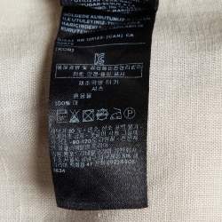 Pre Owned Tom Ford Light Beige Linen Button Front Shirt XXXL