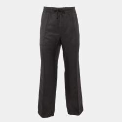 Pre Owned Tom Ford Black Crepe straight Leg Pants XXL