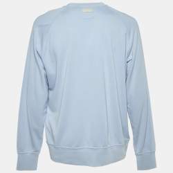 Pre Owned Tom Ford Light Blue Cotton Crew Neck Sweatshirt 4XL