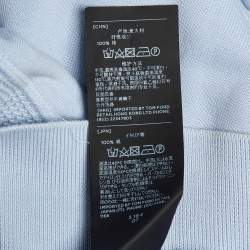 Pre Owned Tom Ford Light Blue Cotton Crew Neck Sweatshirt 4XL