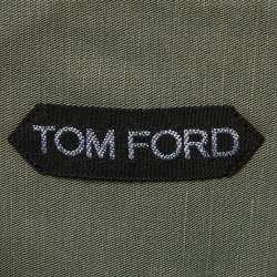 Pre Owned Tom Ford Sage Green Linen and Cotton Button Front Shirt XXL