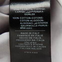 Pre Owned Tom Ford Grey Button Front Long Sleeve Shirt XXXL