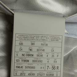 Pre Owned Tom Ford Light Blue Wool Single Breasted Atticus Blazer XXXL