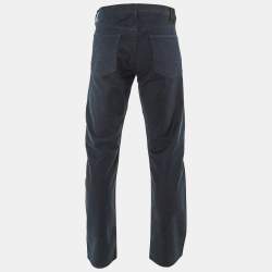 Pre Owned Tom Ford Navy Blue Straight Leg Pants XL 