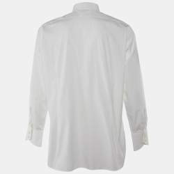 Pre Owned Tom Ford White Button Front Long Sleeve Shirt XXXL
