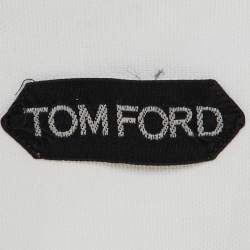Pre Owned Tom Ford White Cotton Button Down Shirt XXL