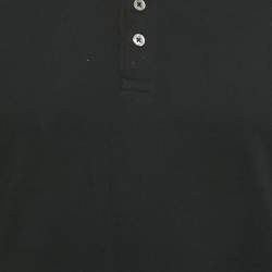 Pre Owned Tom Ford Navy Blue Cotton Long-Sleeved Henley T-Shirt L