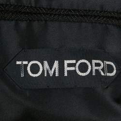 Pre Owned Tom Ford Black Silk Blend Single Breasted Blazer XXL   