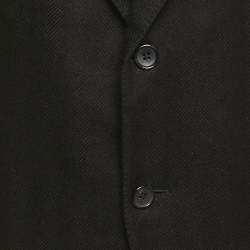 Pre Owned Tom Ford Black Silk Blend Single Breasted Blazer XXL   