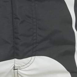 Pre Owned Tom Ford Black/White Printed Synthetic Swim Shorts M