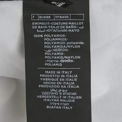 Pre Owned Tom Ford Black/White Printed Synthetic Swim Shorts M