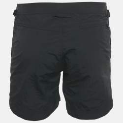 Pre Owned Tom Ford Black Synthetic Swim Shorts M