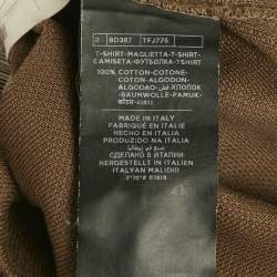 Pre Owned Tom Ford Brown Cotton Pique Polo T-Shirt M 