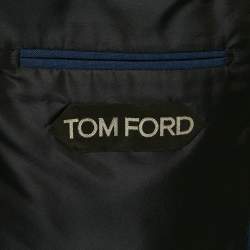 Pre Owned Tom Ford Royal Blue Wool Y-Fit Pants Suit 4XL