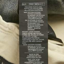 مملوكة مسبقًا بنطلون جينز توم فورد دنيم مغسول أزرق ضيق XL مقاس الخصر 39 بوصة