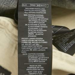 مملوكة مسبقًا بنطلون جينز توم فورد دنيم مغسول أزرق ضيق XL مقاس الخصر 39 بوصة