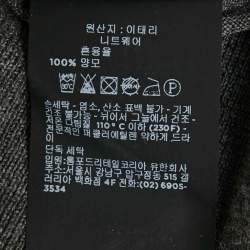 مملوكة مسبقًا Tom Ford Grey Wool Knit Crewneck Sweater L