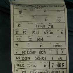 مملوكة مسبقًا Tom Ford Navy Blue Wool 3 Piece Suit Set S 