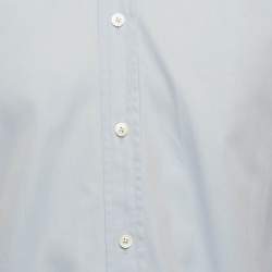 Pre Owned قميص توم فورد قطن أزرق أزرار أمامية مقاس صغير (سمول)