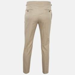 مملوكة مسبقًا بنطلون توماس فورد كتان بيج رسمي مقاس صغير - سمول