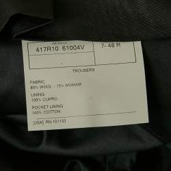 مملوكة مسبقًا بنطلون توم فورد صوف أسود رسمي مقاس متوسط - ميديم