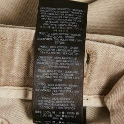 Pre Owned Tom Ford Beige Denim Slim Fit Jeans L/Waist 34"