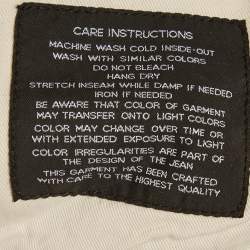 Pre Owned Tom Ford Beige Denim Slim Fit Jeans L/Waist 34"