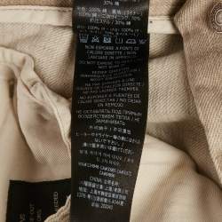 Pre Owned Tom Ford Beige Denim Slim Fit Jeans L/Waist 34"