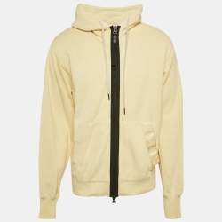Pre Owned Tom Ford Yellow Cotton Hooded Jacket L