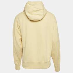 Pre Owned جاكيت توم فورد بقلنسوة قطن أصفر كبير