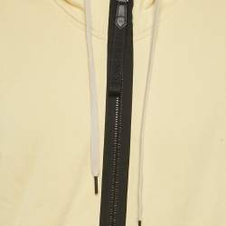 Pre Owned جاكيت توم فورد بقلنسوة قطن أصفر كبير