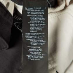 Pre Owned بنطلون توم فورد قطن أسود ضيق مقاس كبير جدًا - إكس لارج