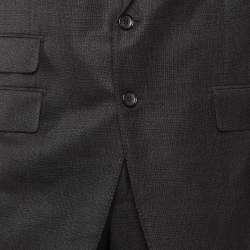 Pre Owned Tom Ford Black Wool Suit XXL