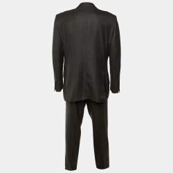 Pre Owned Tom Ford Black Wool Suit XXL