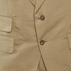 Pre Owned Tom Ford Beige Cotton & Silk Suit XXL