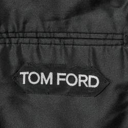 Pre Owned Tom Ford Black Wool Regular Fit Blazer and Pants Suit L