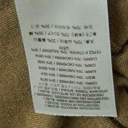 Pre Owned تي شيرت توم فورد رقبة دائرية مزيج كشمير أخضر زيتوني مقاس صغير (سمول)