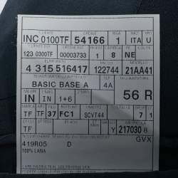 مملوكة مسبقًا بليزر توم فورد قصّة اعتيادية مزيج صوف أزرق كحلي XXXL