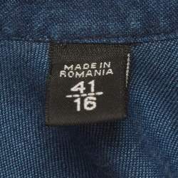 Pre Owned Tom Ford Blue Chambray Button Down Shirt L